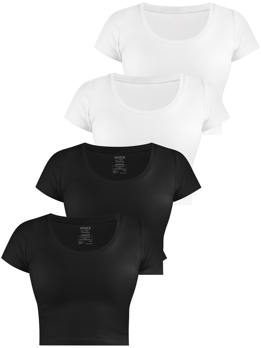 

Футболка Janice Shirt Nantes, черный/белый