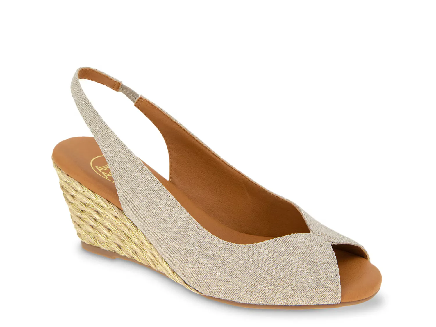 

Сандалии Kenzy Featherweight Wedge Sandal Andre Assous, цвет natural