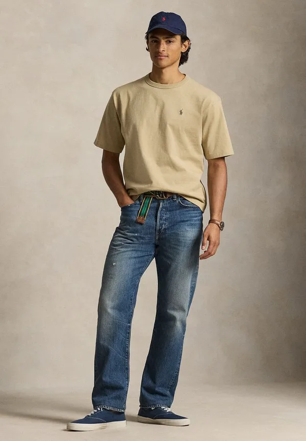 Простая футболка Polo Ralph Lauren, Coastal Beige — фото 2