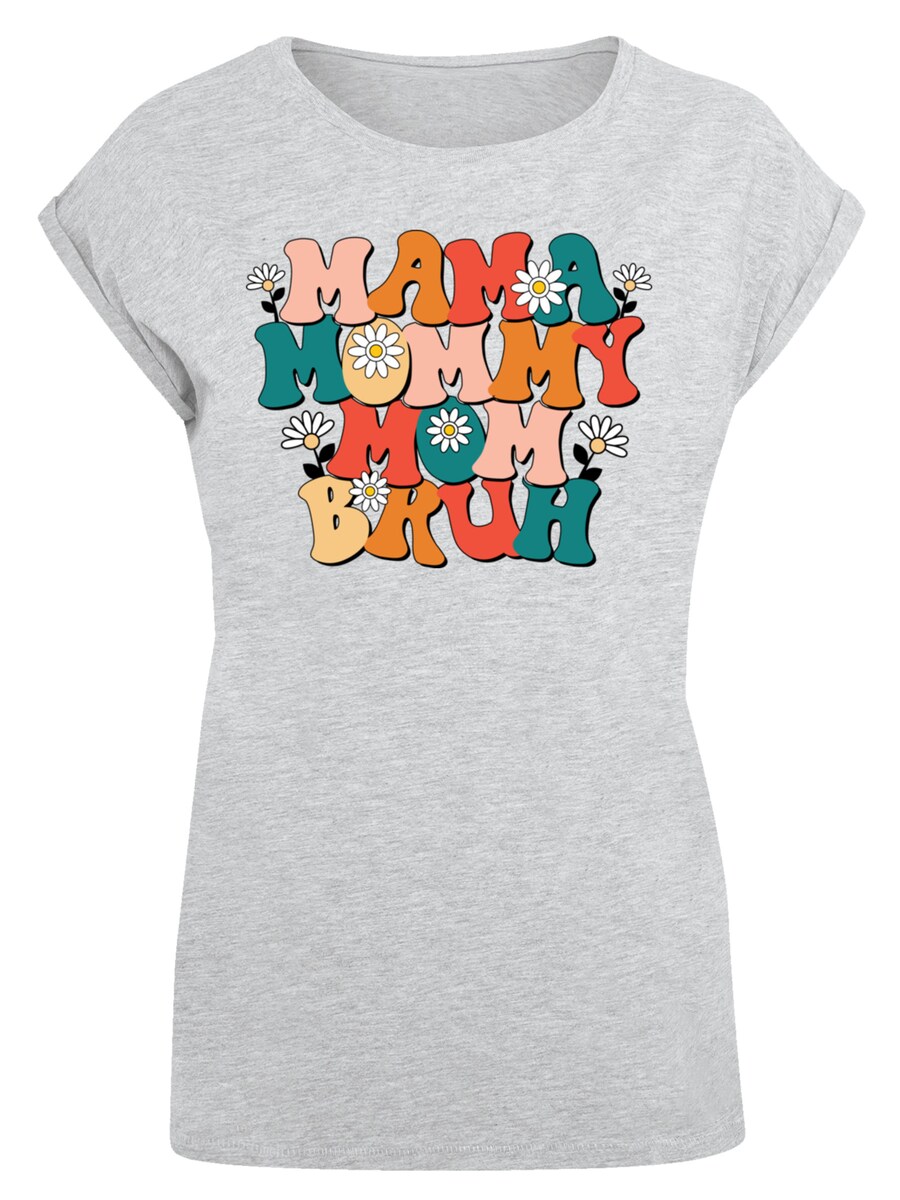 

Рубашка F4NT4STIC Mothers Day Floral Accent Mom Life Humor Trendy Aesthetic, серый