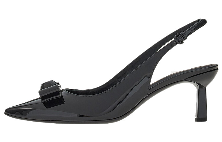 Туфли женские Ferragamo Vara на высоком каблуке, черный