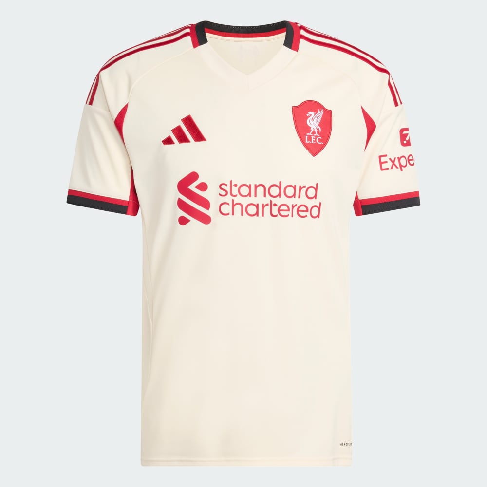 Джерси Adidas Liverpool FC 25/26 Away Jersey, цвет Wonder White — фото 4
