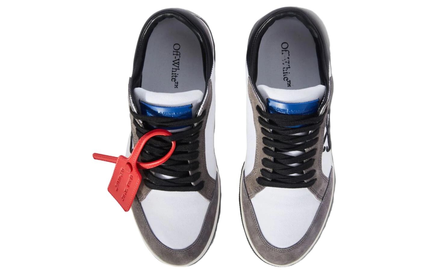 Кроссовки Off-White, черный / серый / белый — фото 4