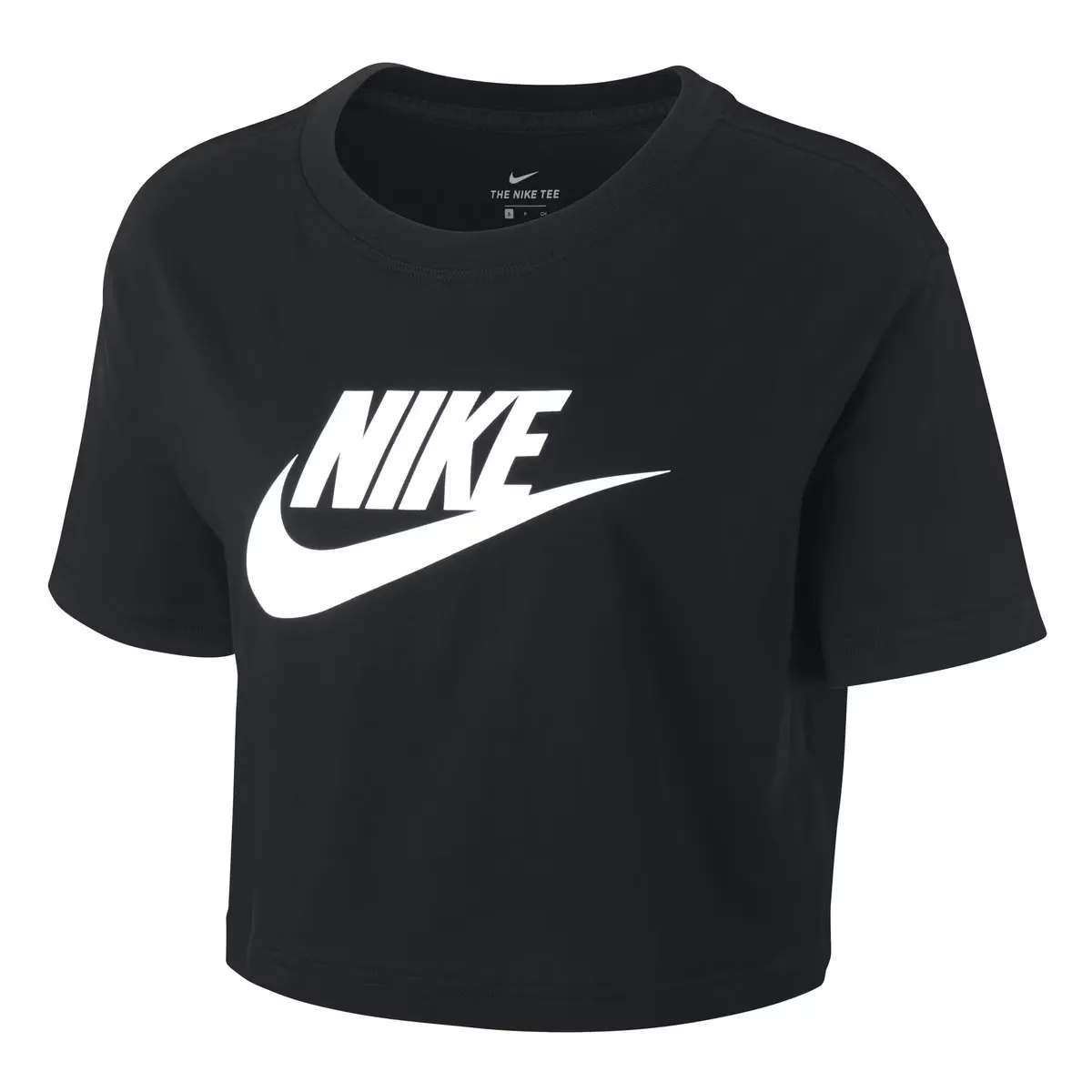 

Женская спортивная одежда Essential Nike футболка, черный/белый