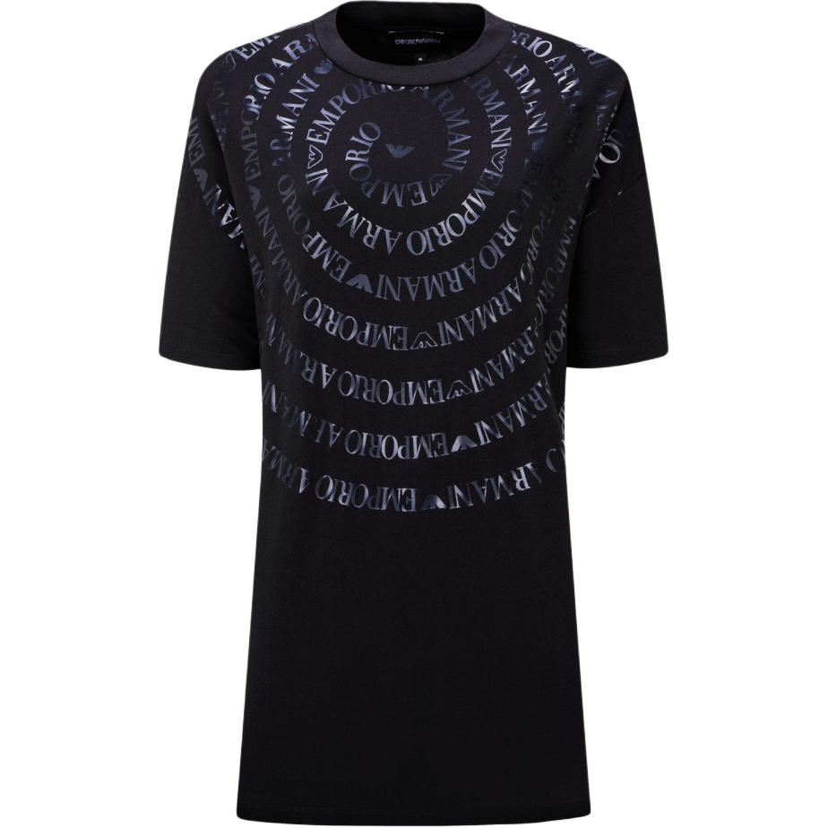 

EMPORIO ARMANI Футболка женская темно-синяя, Синий, EMPORIO ARMANI Футболка женская темно-синяя