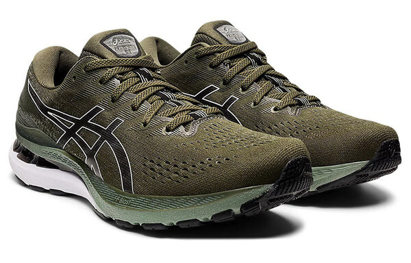 Кроссовки gel-kayano 28 'olive canvas' Asics, зеленый — фото 3