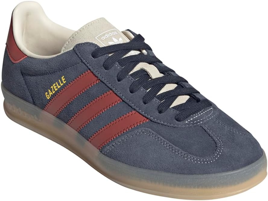 Мужские кроссовки adidas Gazelle Indoor Legend Ink/Preloved Ruby/Wonder White, размер 4 US, мультиколор — фото 2