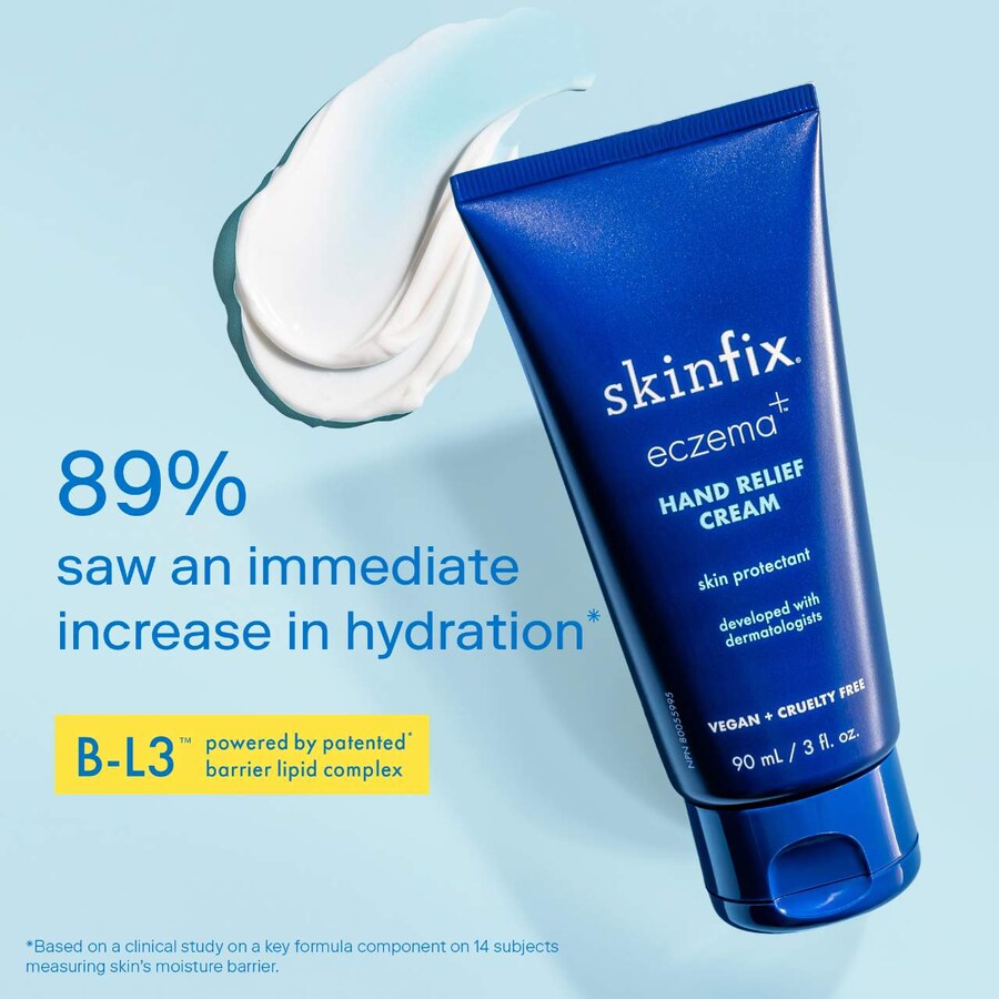 Крем для рук и ног с керамидами от экземы Skinfix, 3 fl oz /90 ml — фото 4