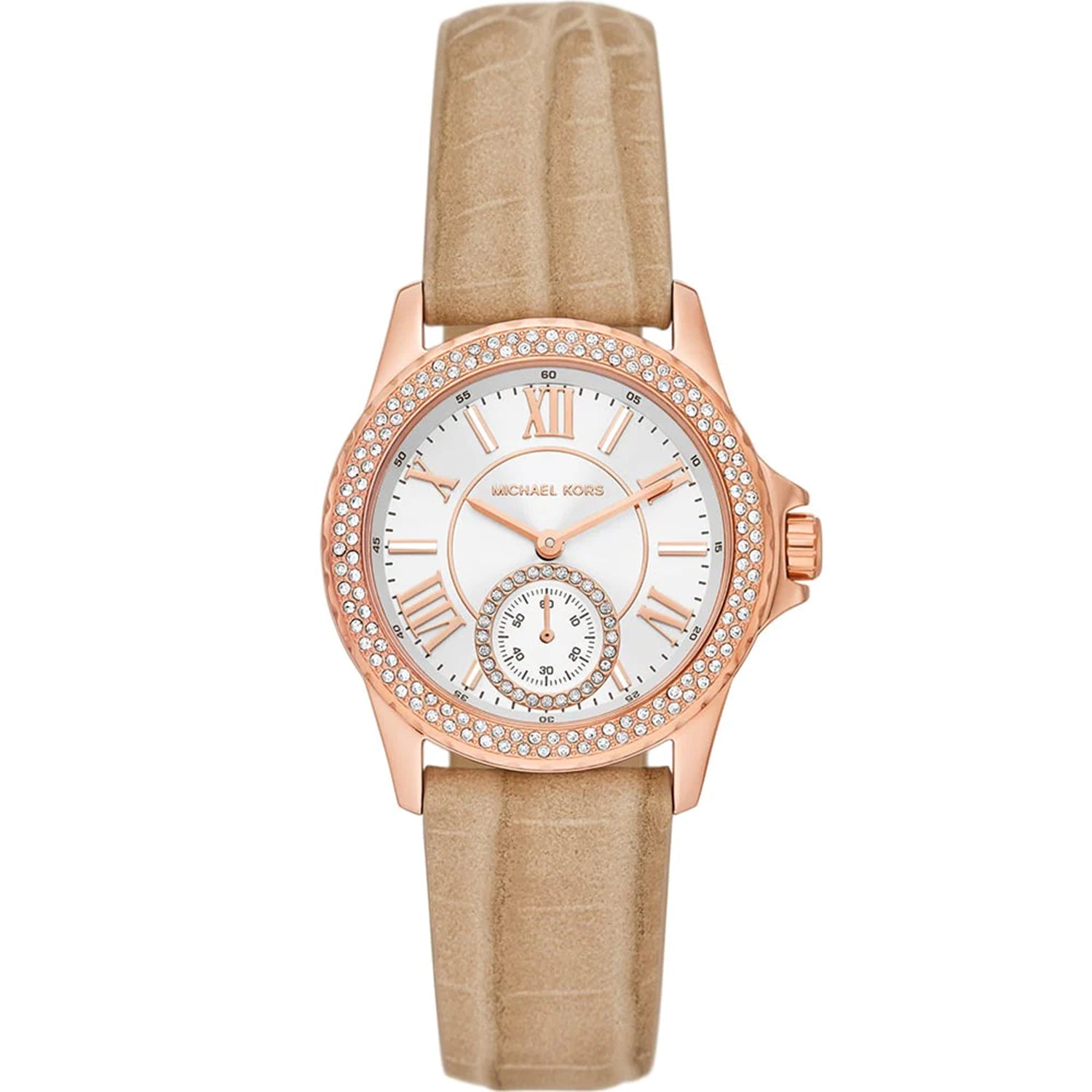 

Женские мини-часы Michael Kors Everest с белым циферблатом