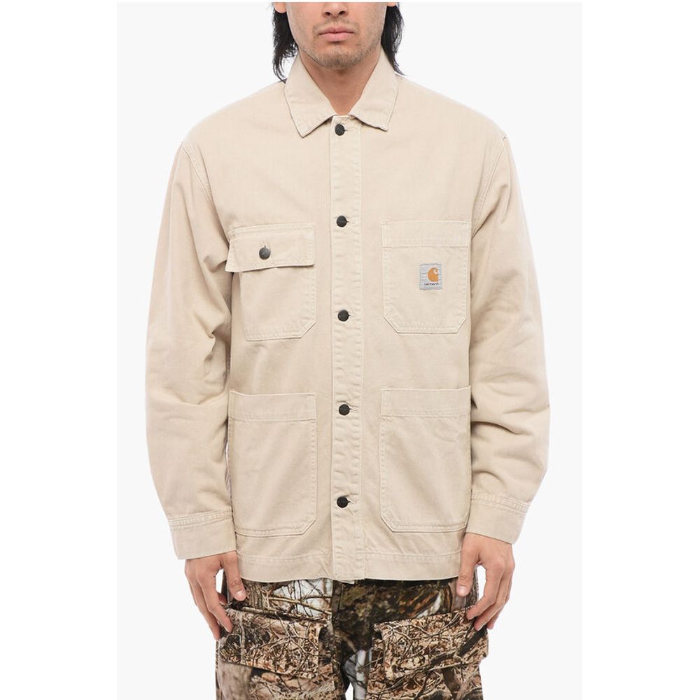 

Бежевые хлопковые куртки и пальто Carhartt Wip, Beige