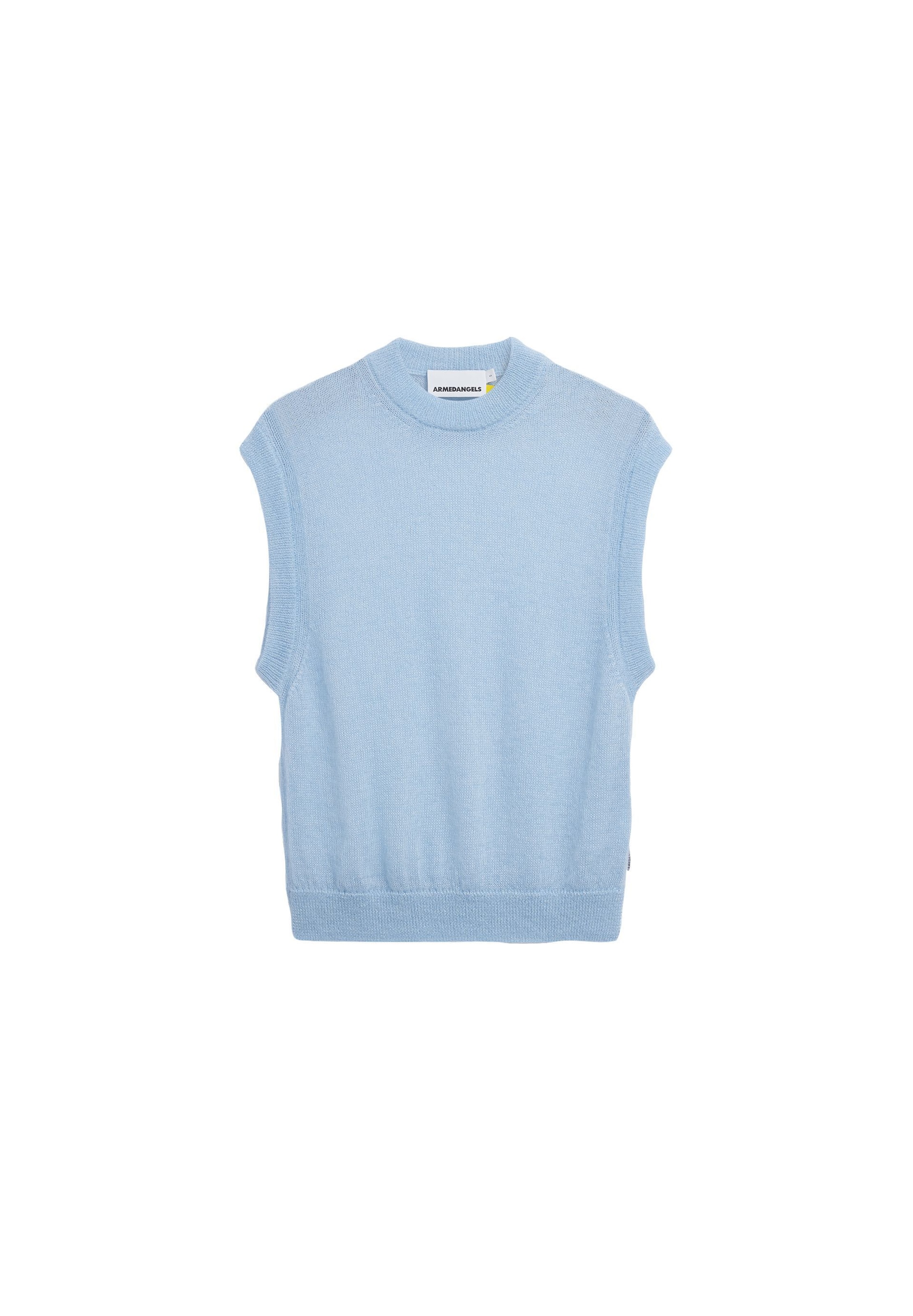 

ARMEDANGELS Вязаный жилет в светло-голубом цвете