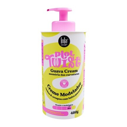 

Cosmetics Plot Twist Guava Cream Моделирующий крем для определения и контроля с маслом гуавы для мягких, блестящих волос Натуральные ингредиенты Без парабенов и силикона 480 г Lola