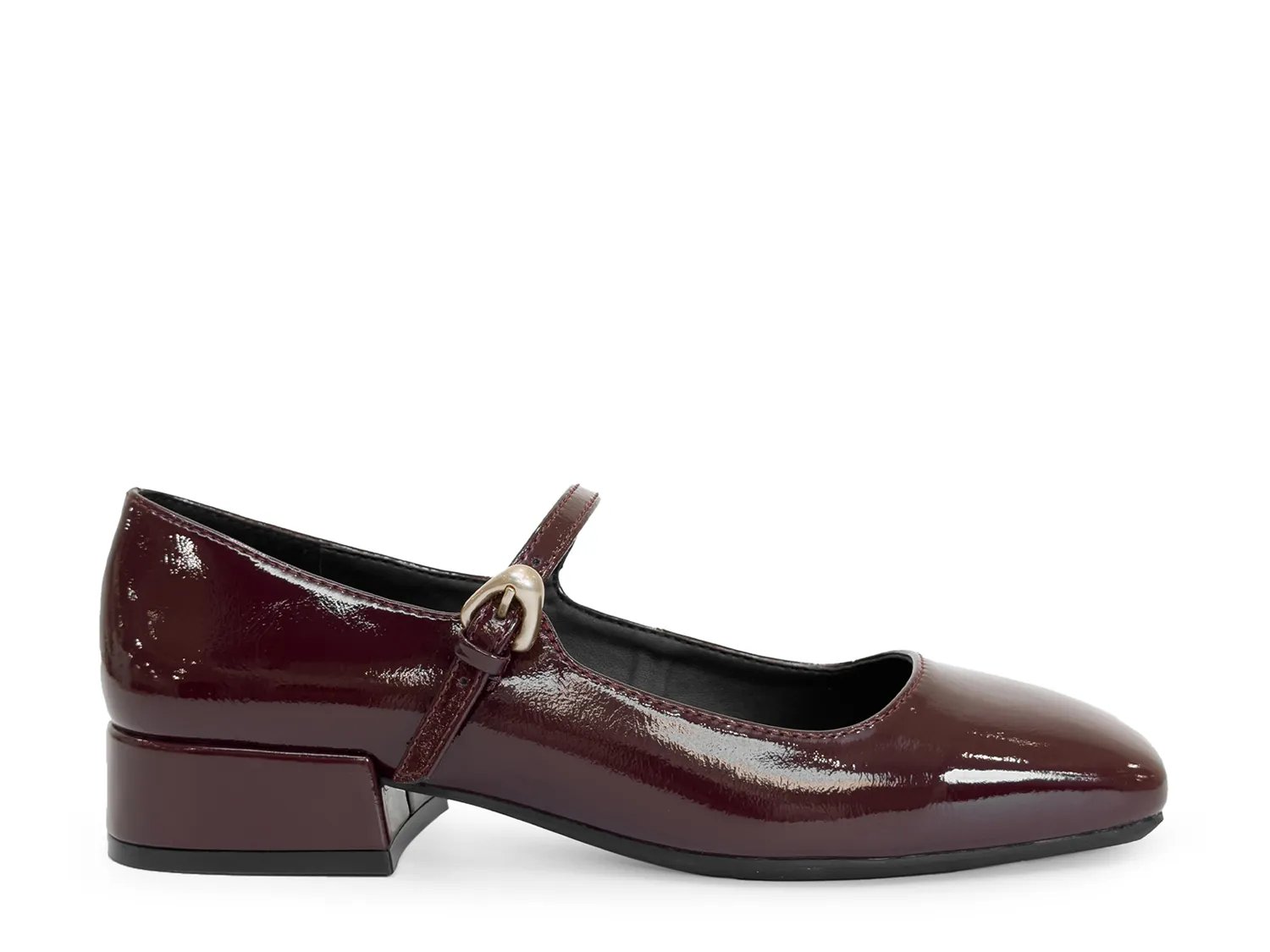 Туфли Aerosoles Isannah Mary Jane Pump, Dark Red Patent Synthetic — фото 2