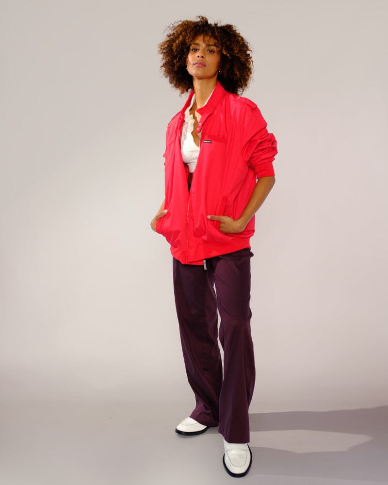 

Женская классическая куртка Iconic Racer Oversize Members Only, красный