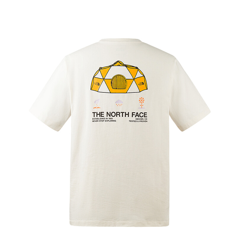 

Футболка унисекс The North Face, цвет Dune White
