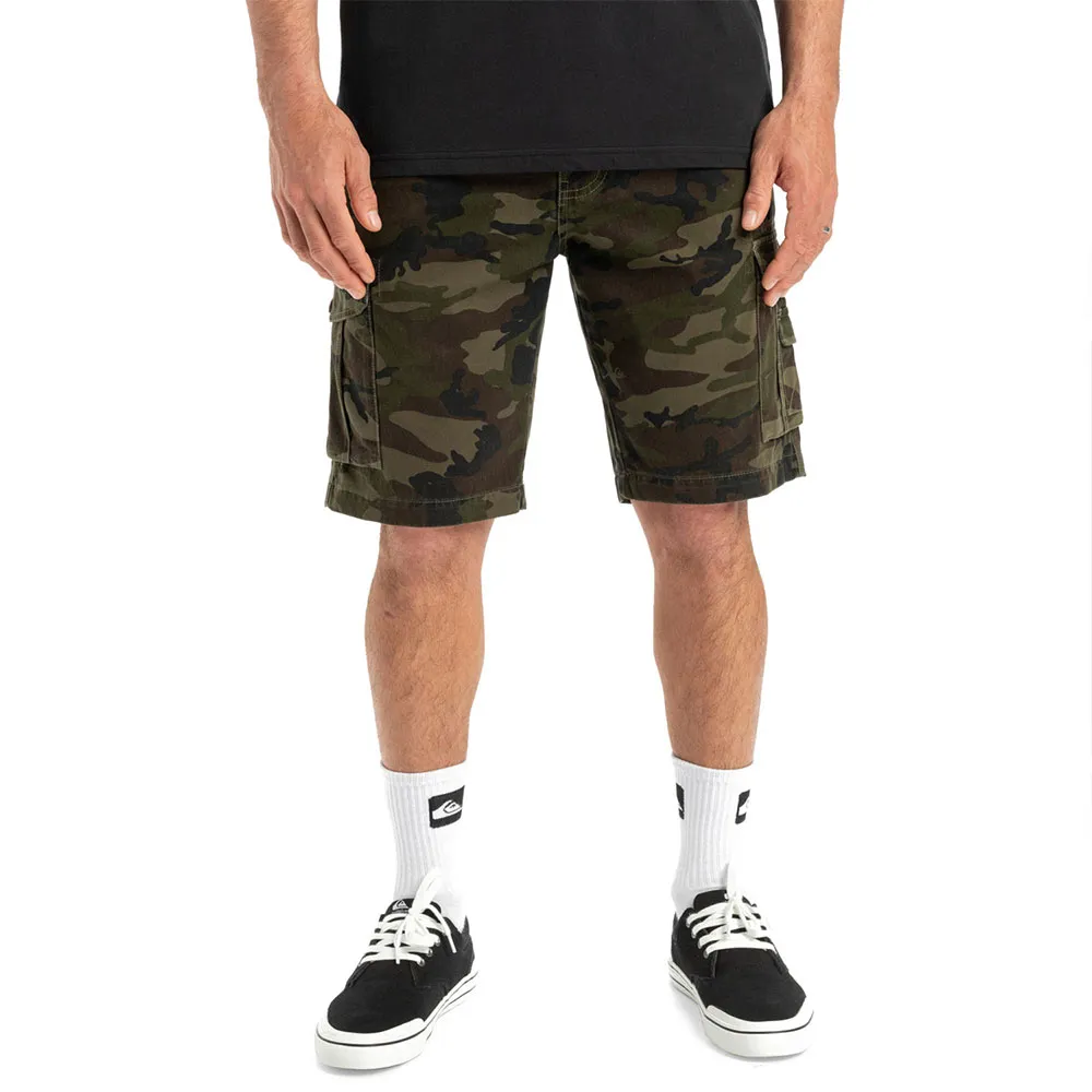 

Шорты Quiksilver Crucial Battle cargo, зеленый
