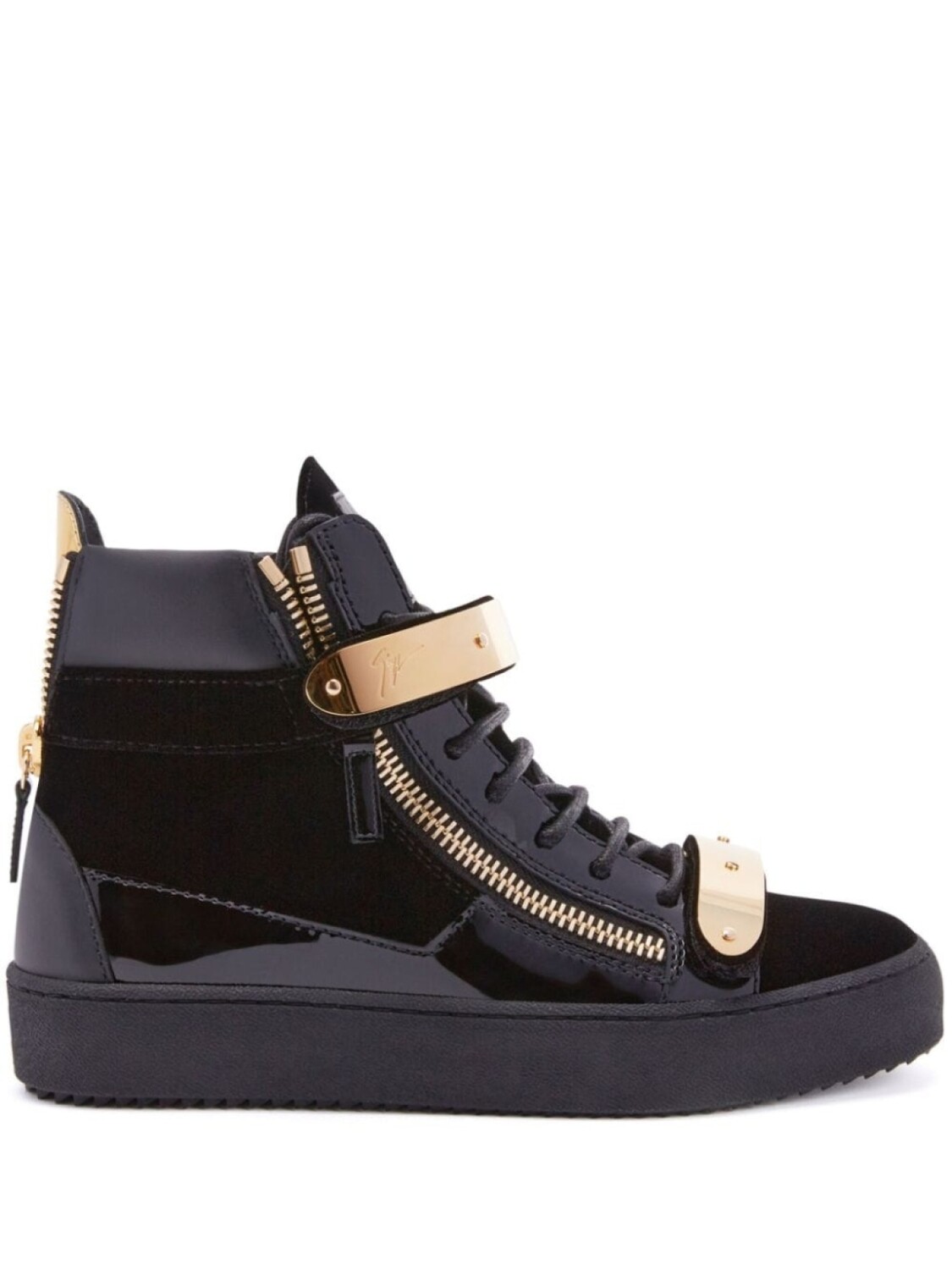 

Giuseppe Zanotti высокие кеды Coby, черный