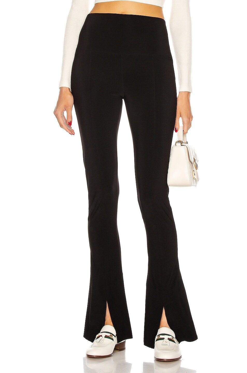 

Брюки Norma Kamali Spat Legging, черный