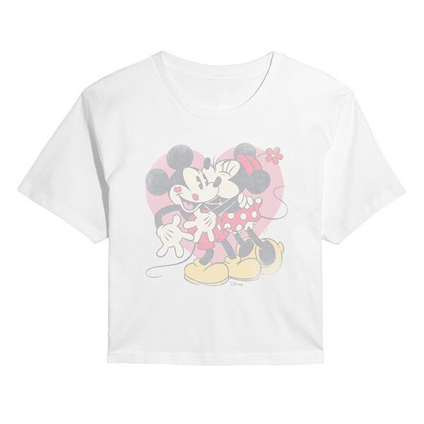 

Футболка Juniors Mickey & Minnie Valentine's Day Heart Distressed Disney