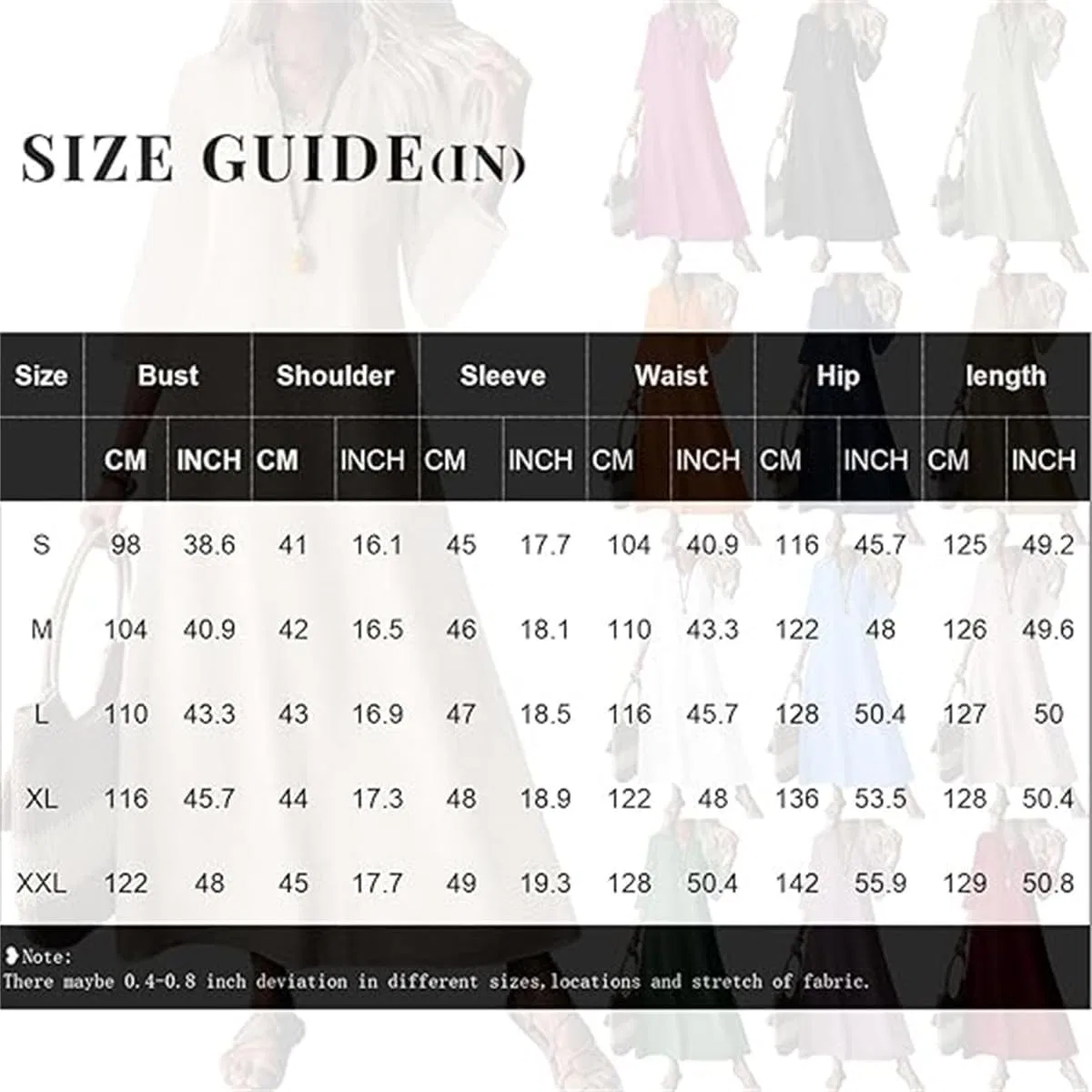 Льняное платье Women Sleeveless V Neck туника Boho макси, летнее однотонное струящееся пляжное платье для отпуска Generic, темно-зеленый — фото 2