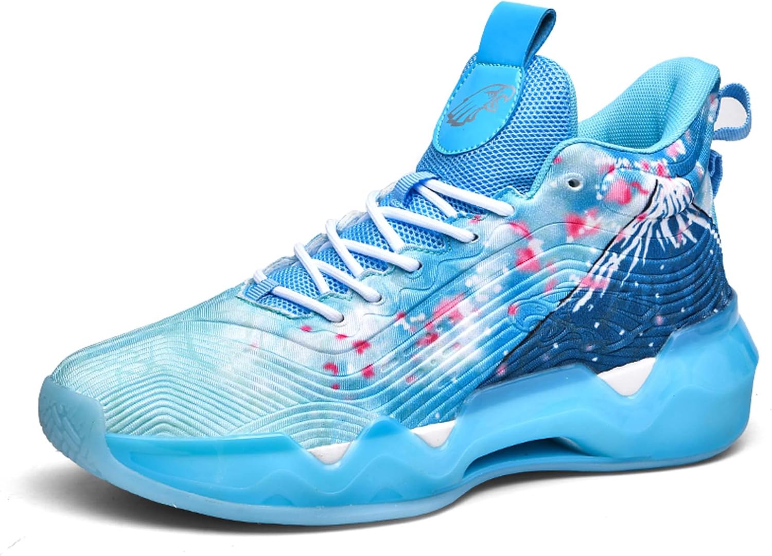 

Мужские баскетбольные кроссовки Hopelong High Upper, дышащие, с нескользящей подошвой, для улицы, с амортизацией, высокие, для тренировок, с высокими голенищами, для мальчиков, стильные баскетбольные кроссовки с кнопками (размер 5-11), синий