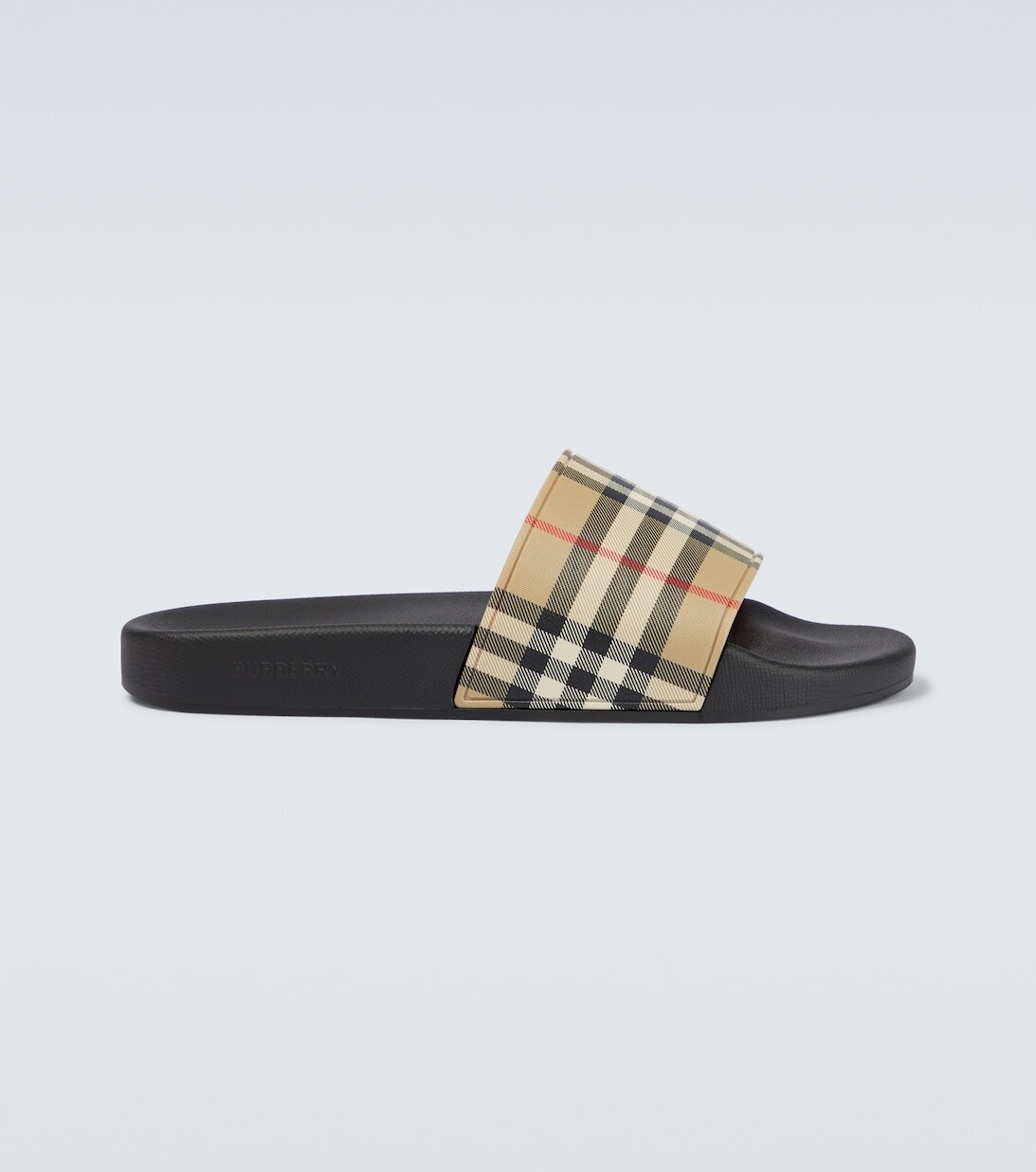 

Шлепанцы в винтажную клетку Burberry, нейтральный