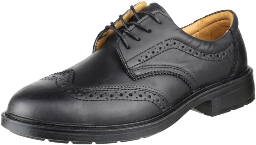 Мужские кожаные рабочие ботинки Amblers Safety FS44 на шнуровке, броги - -, Black