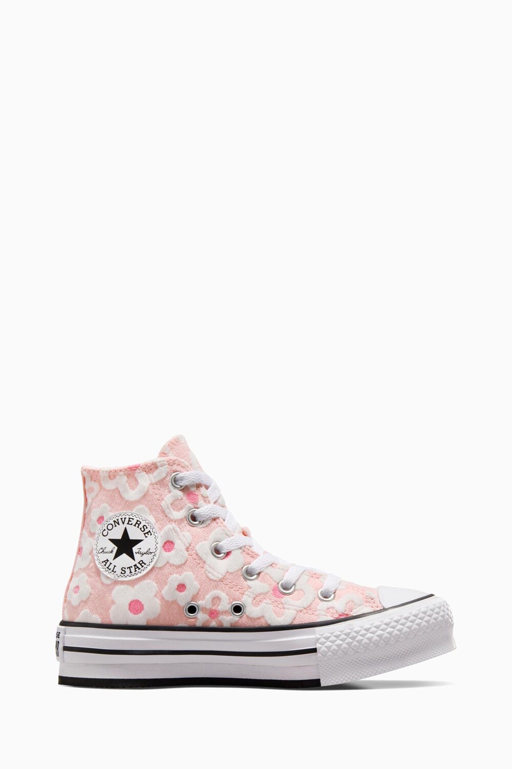 

Молодежные кроссовки evalift с цветочным принтом Converse, розовый