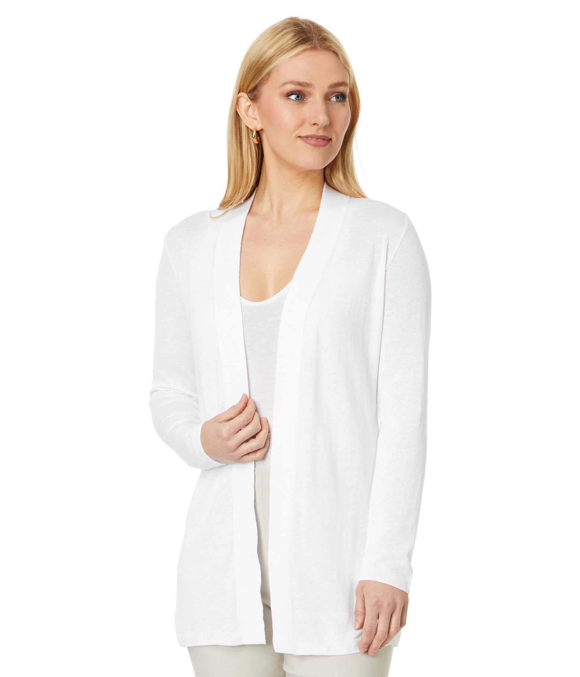

Свитер NIC+ZOE All Year Back Of The Chair Cardigan, Paper White