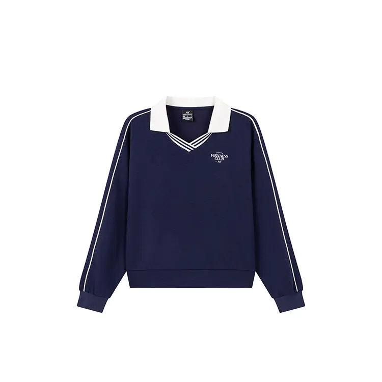 

361° Свитшот Women's Mica Blue V-образный вырез Moderate Regular