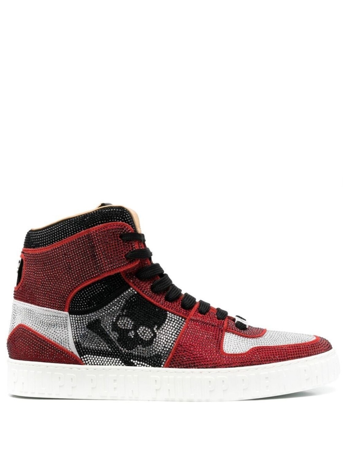 

Philipp Plein высокие кроссовки Strass с кристаллами, черный