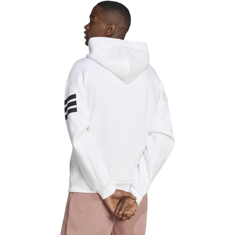Толстовка Future Icons с тремя полосками Adidas, белый — фото 3
