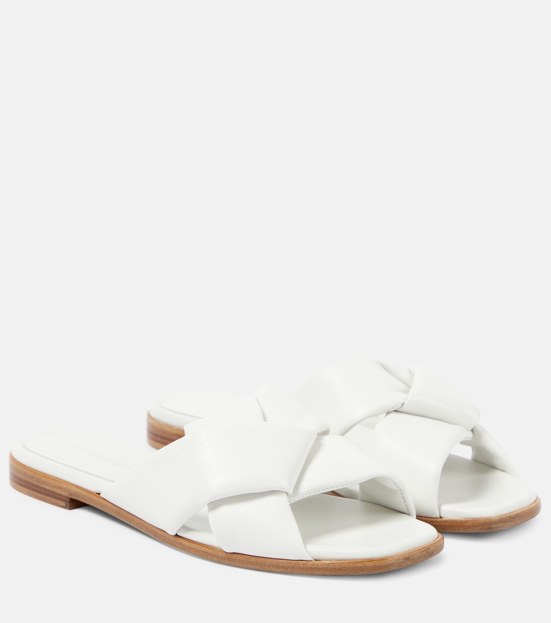 Кожаные сандалии Ferragamo, белый