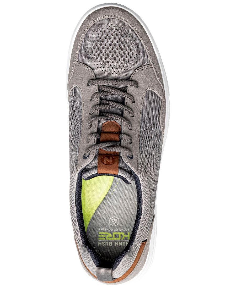Мужские кроссовки Kore City Rally Mesh Moc-Toe Nunn Bush, Gray Multi — фото 4