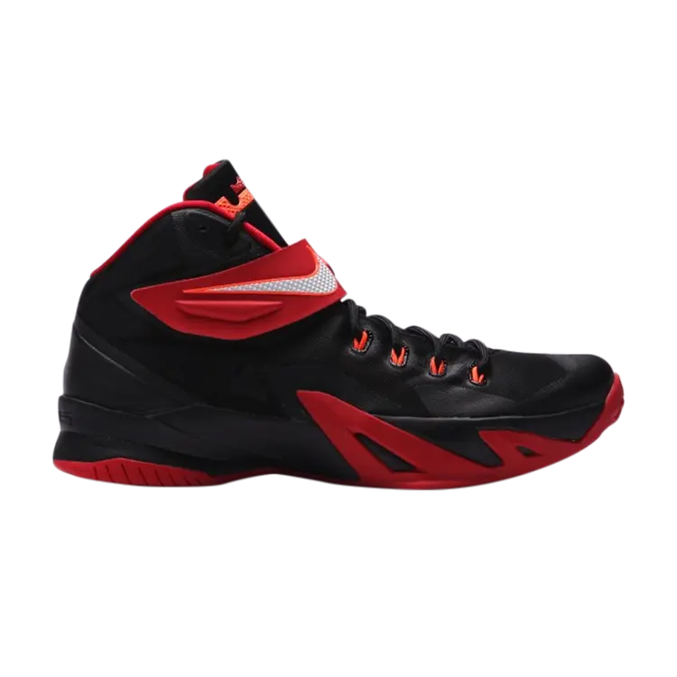 

Кроссовки Nike LeBron Soldier 8 'Black University Red', черный