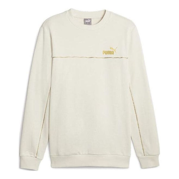 

Свитер ess fleece sweater 'white' Puma, белый