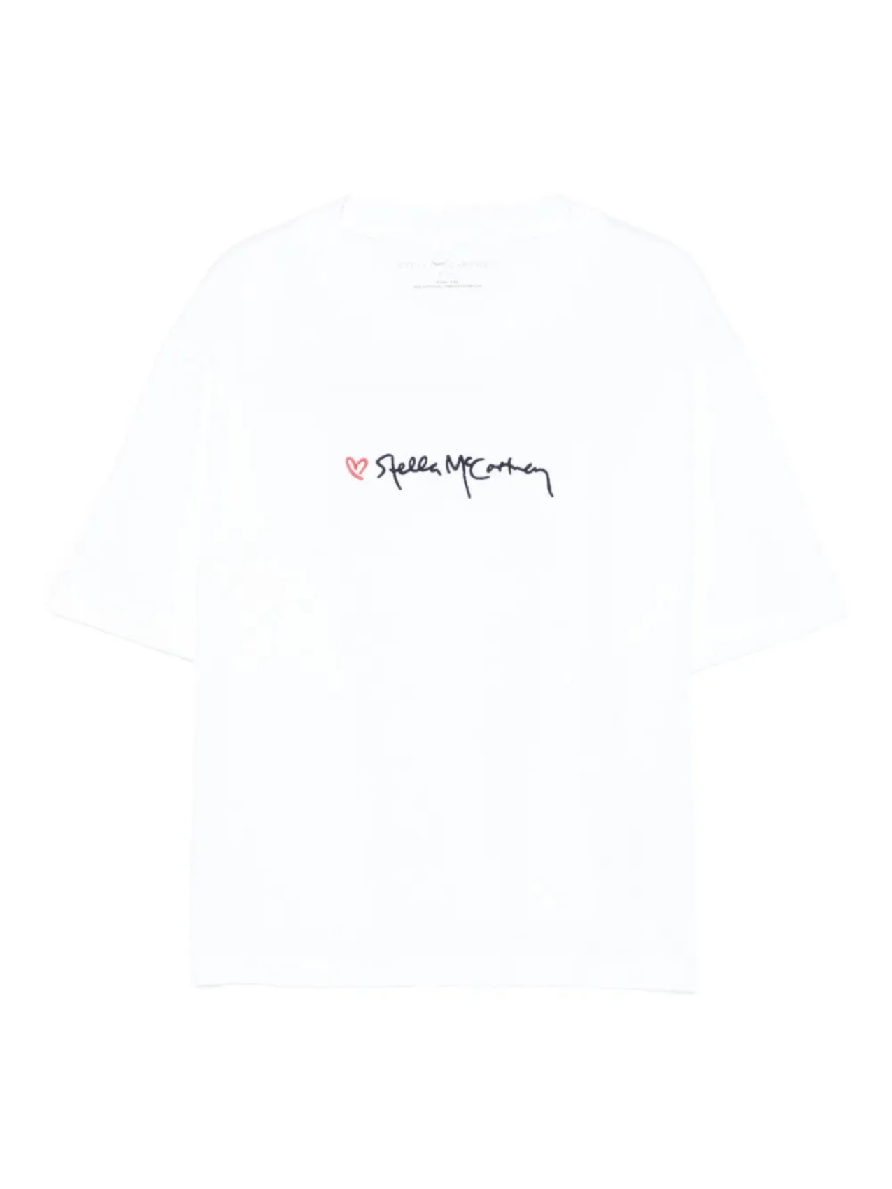 

Футболка из хлопка с вышитым логотипом Stella McCartney Kids, белый