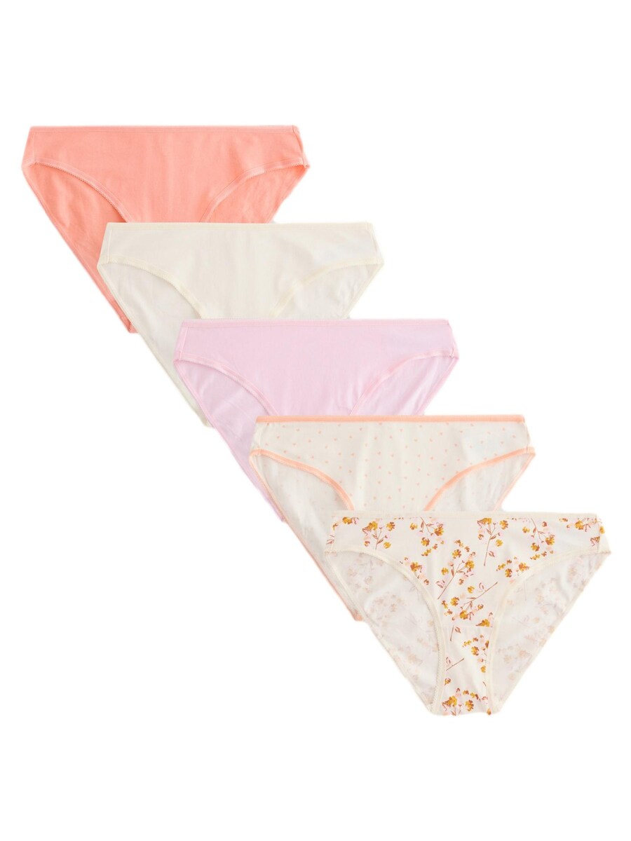 

Трусики Next, цвет Cream/Ecru/Salmon/Rose/White