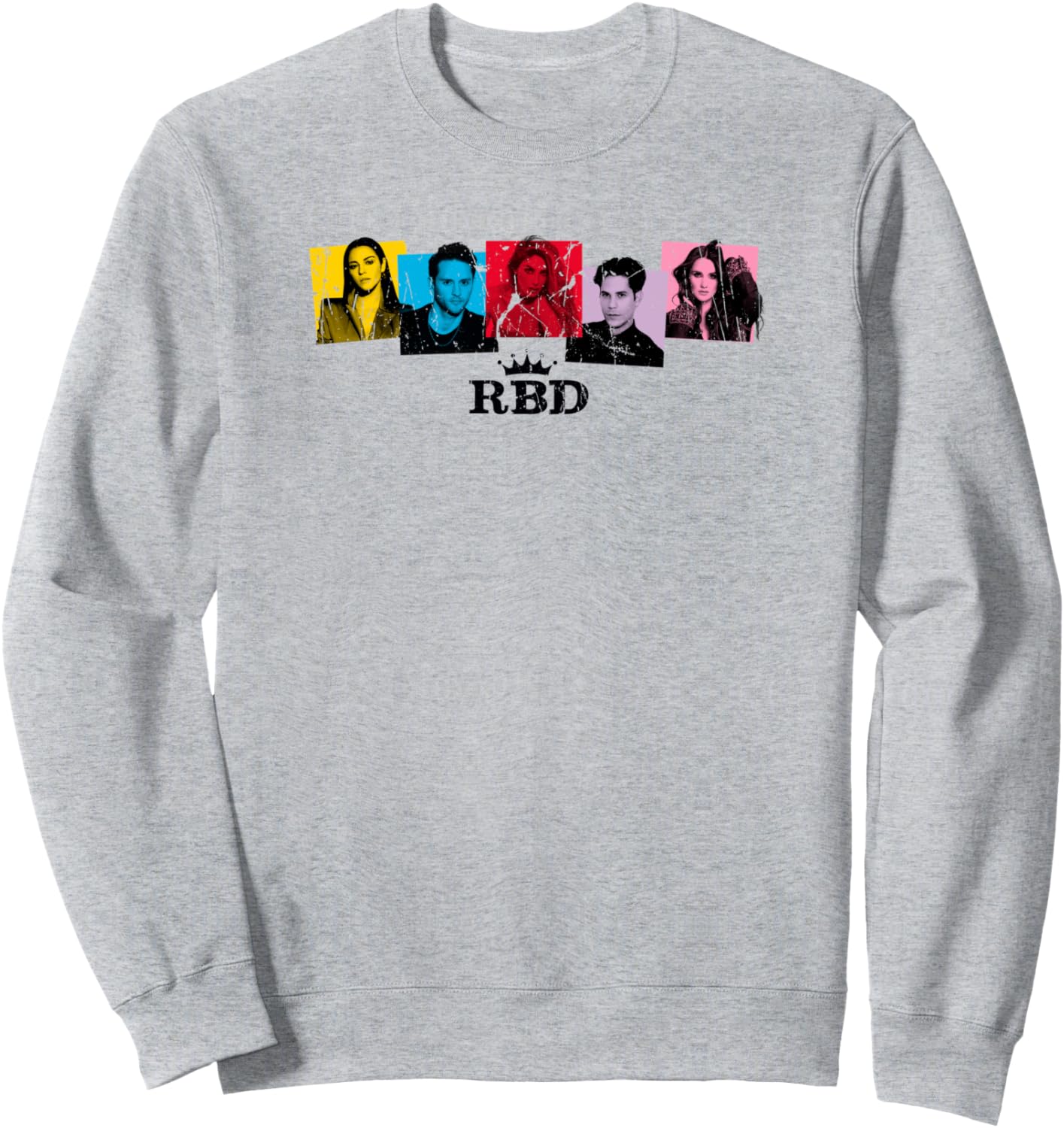 

Толстовка для концертов RBD Rebelde Tour 2023 Rebelde Rebelde Rbd, серый