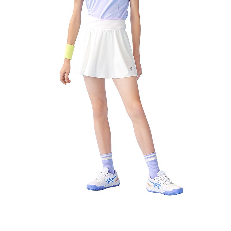 ASICS Спортивная юбка-миди SS25 Brand Logo Raw White для детей 3-7 лет — фото 3