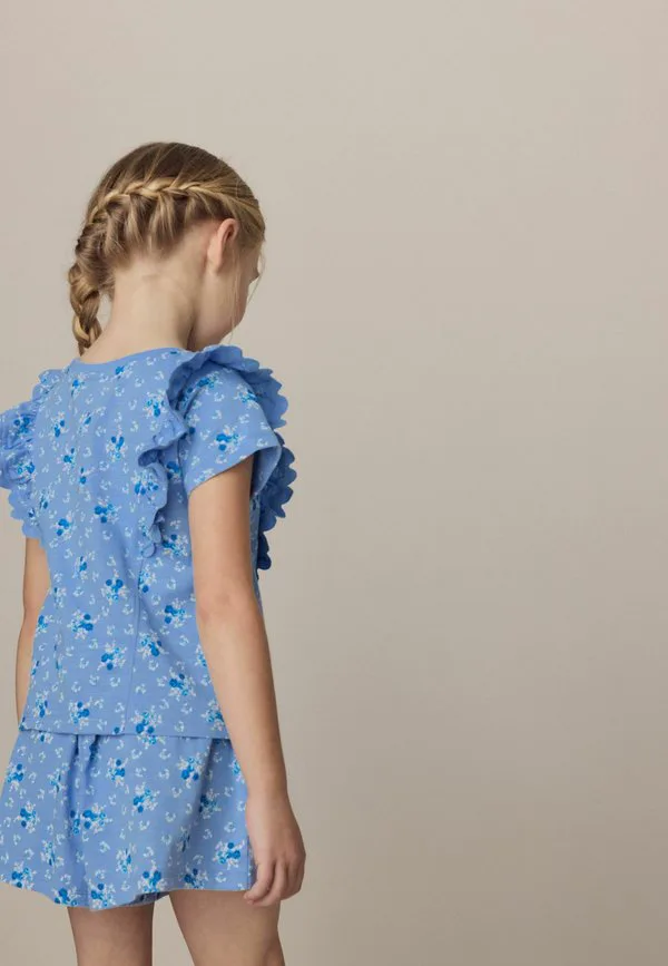 Футболка с принтом Laura Ashley, Pink Blue — фото 3