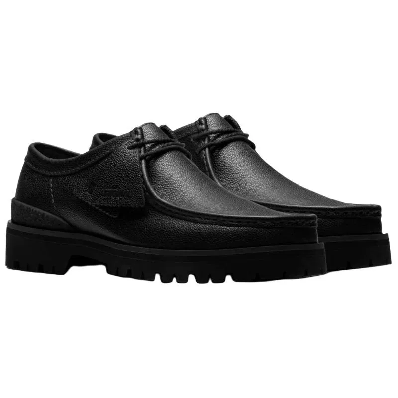 Дерби шнурованные Clarks из замши Black — фото 4