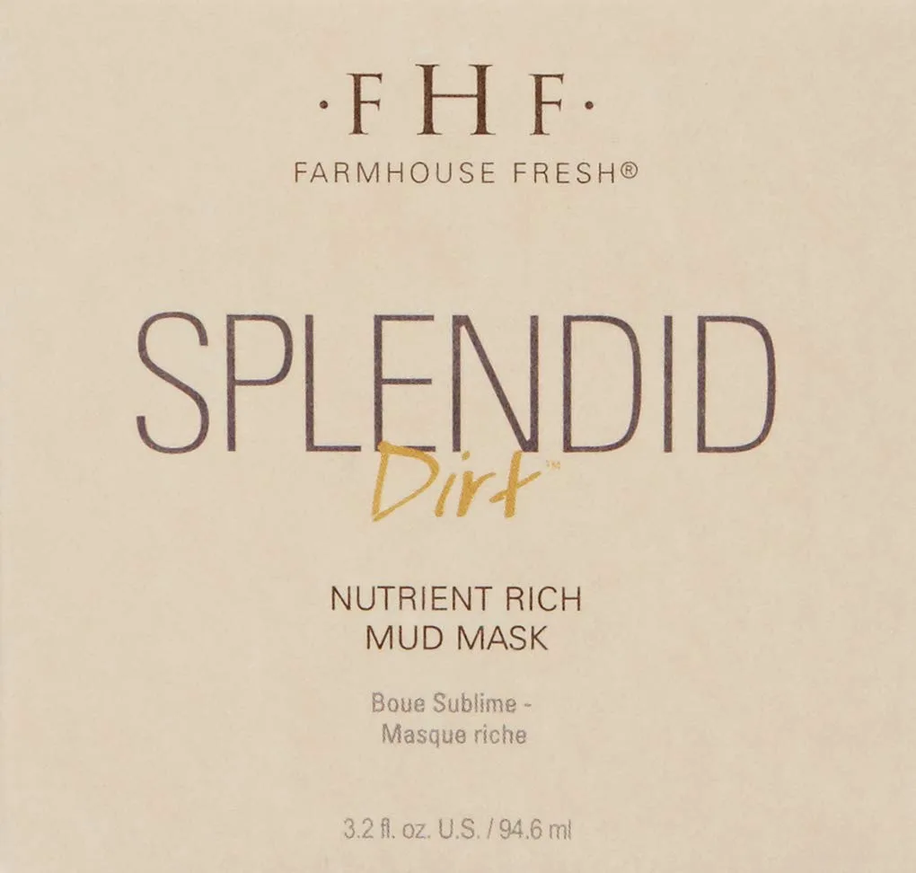 Маска для лица Farmhouse Fresh — Грязевая Splendid Dirt, богатая питательными веществами, ,2 жидких унции (упаковка из .), 94.6 мл — фото 2