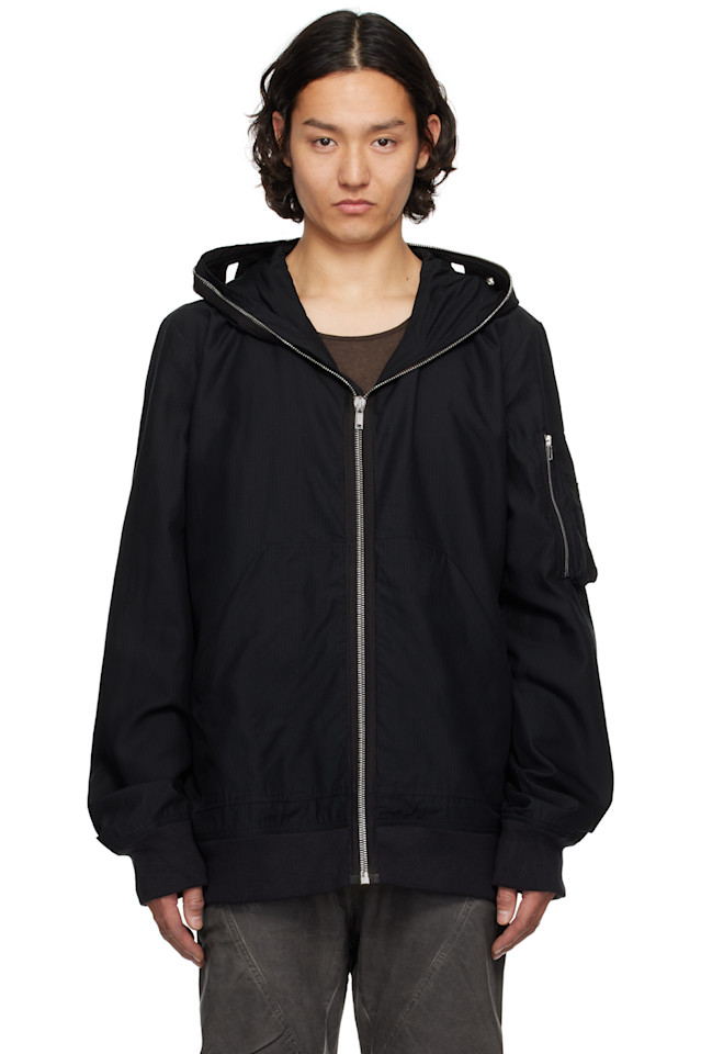 

Куртка-бомбер Hollywood flight Rick Owens Drkshdw, черный