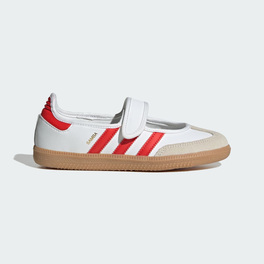 

Кроссовки Adidas Samba Jane Shoes Kids, цвет Cloud White/Red/Gum