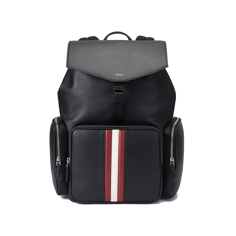 

BALLY Черный рюкзак из коровьей кожи с тканевой подкладкой для мужчин, Black