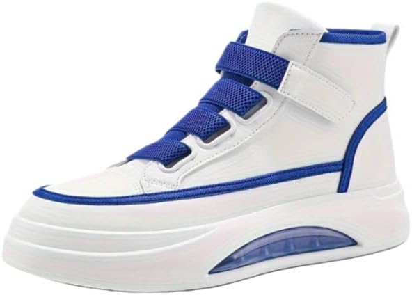 

Модные мужские туфли Minlaidian, высокие повседневные кроссовки, удобная уличная обувь для мужчин, синий