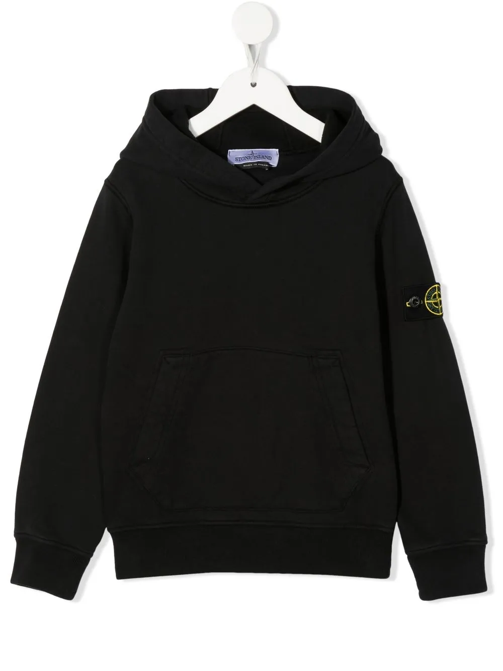 

Худи с логотипом Stone Island Junior, черный