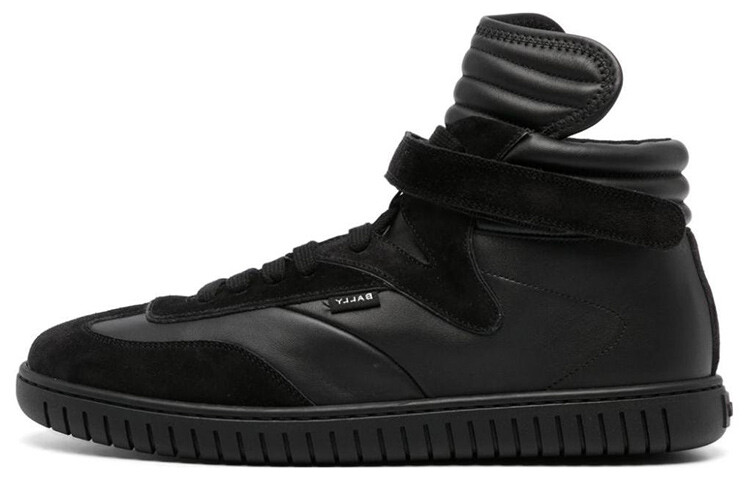 

Кроссовки BALLY Panelled High-top Sneakers, черный
