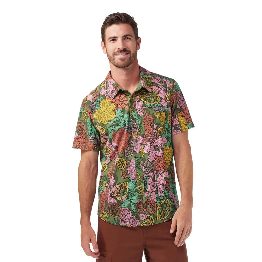 

Рубашка с коротким рукавом Smartwool Everyday Button Down, зеленый